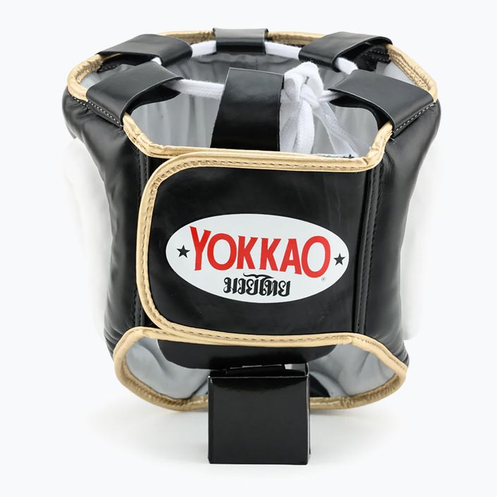 YOKKAO edző fejvédő harci sport sisak fekete HYGL-1-1 7