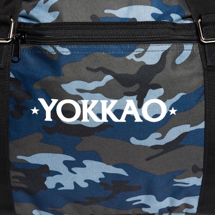 YOKKAO átalakítható camo tornazsák kék/fekete BAG-2-B 4
