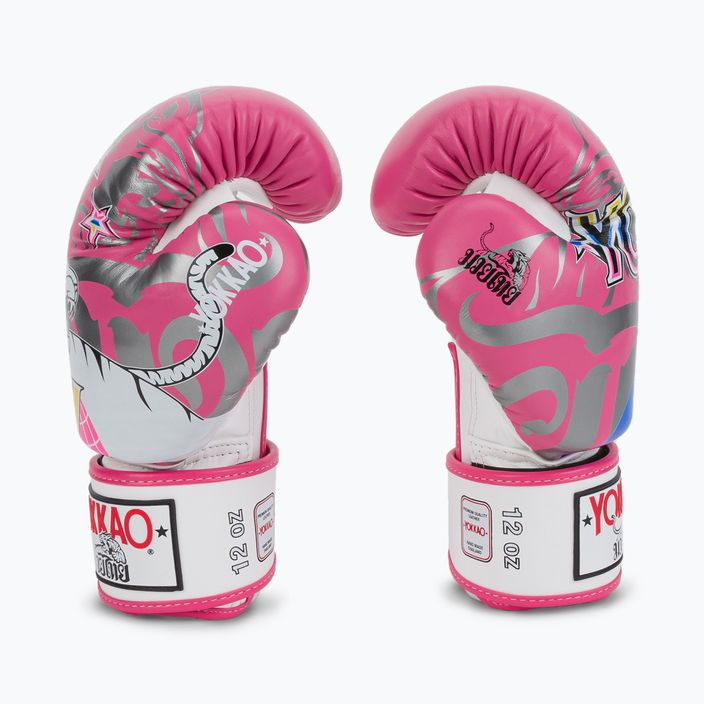 YOKKAO 90'S bokszkesztyű rózsaszín BYGL-90-8 4