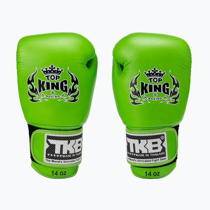 Top King Muay Thai Ultimate Air zöld TKBGAV-GN ökölvívókesztyűk 2