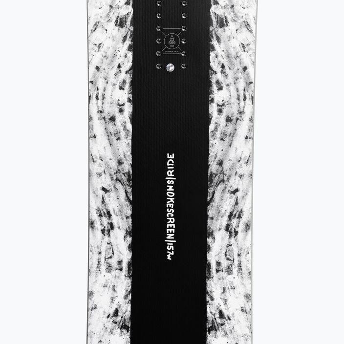 Snowboard RIDE Smokescreen fekete-fehér 12G0024 6