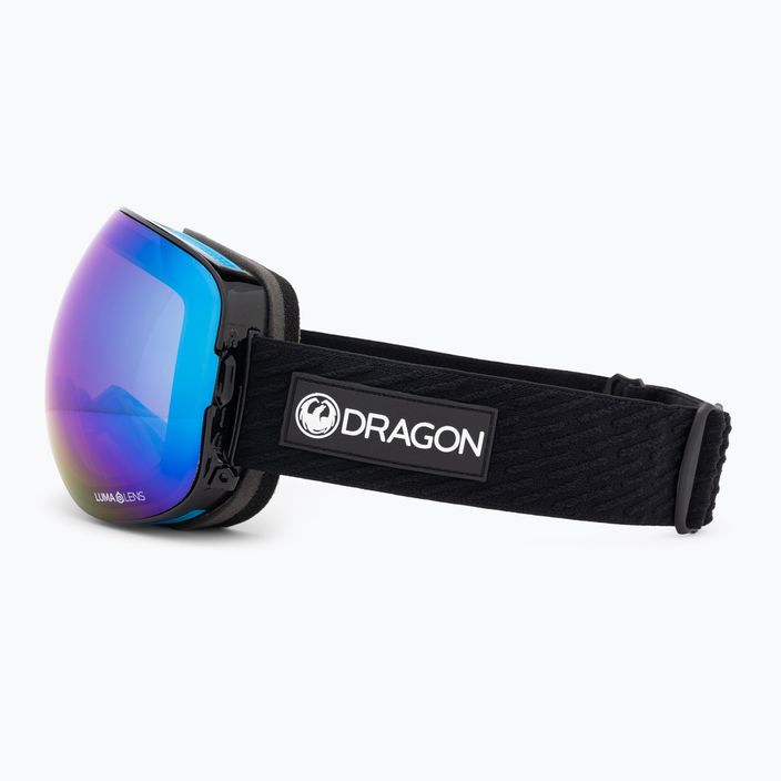DRAGON X2 ikon kék/lumalens kék ion/amber síszemüveg 5
