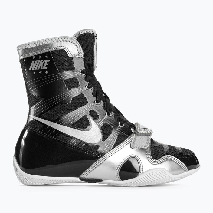 Nike Hyperko MP bokszcipő fekete/tükröző ezüst 2