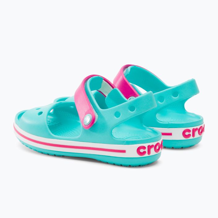 Crocs Crockband gyerek szandál medence/cukorka rózsaszín 3