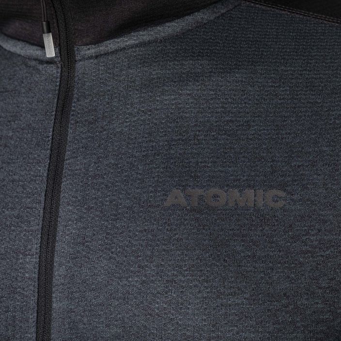 férfi melegítőfelső Atomic Alps FZ Hoodie grey/black 3