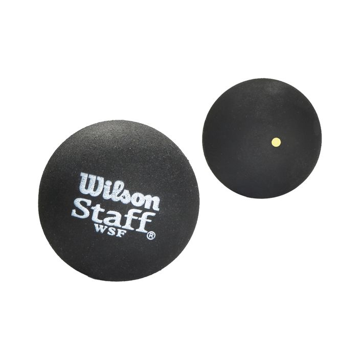Wilson Staff Squash 2 labda Yel Dot fekete WRT617800+ 2