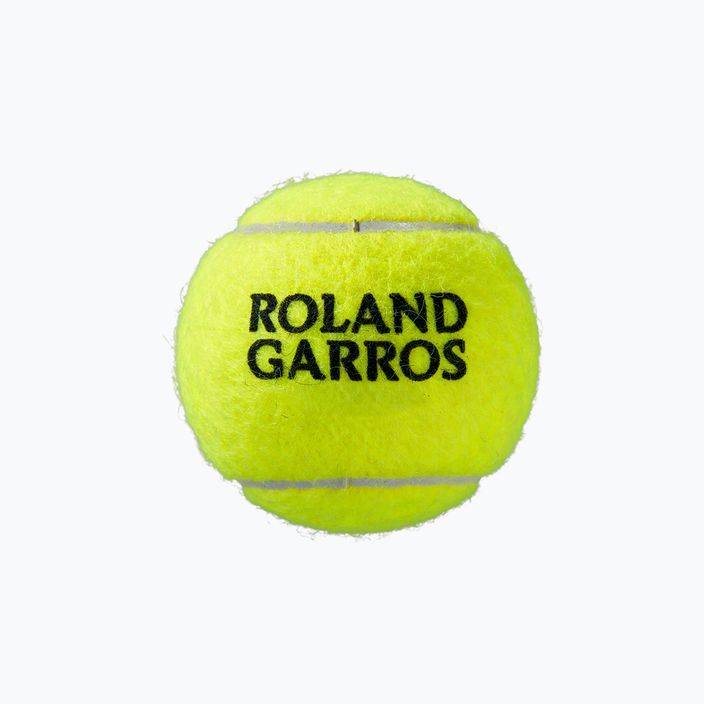 Wilson Roland Garros Clay Ct teniszlabda szett 4 db sárga WRT115000 4