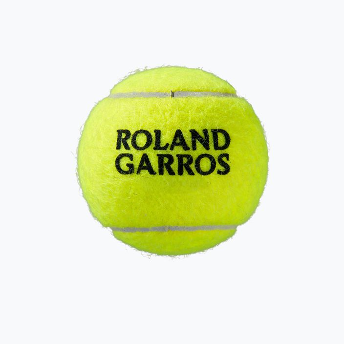 Wilson Roland Garros All Ct 4 Ball teniszlabda 2Pk 8 db sárga WRT116402 3