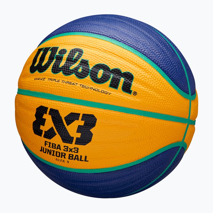 Wilson Fiba 3x3 Junior kék/sárga gyermek kosárlabda 5. méret 3