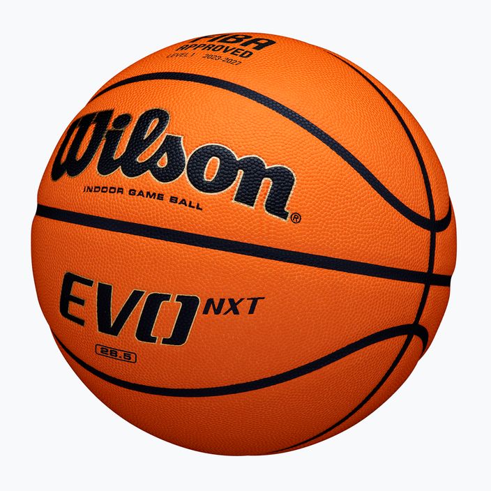 Wilson kosárlabda EVO NXT Fiba játék labda narancssárga 7-es méret 2