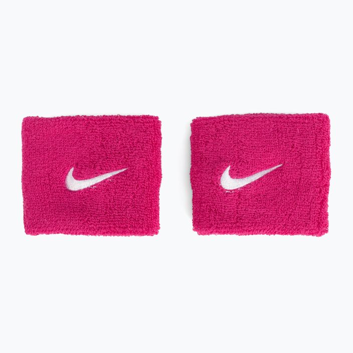 Nike Swoosh csuklópánt 2 db sötét rózsaszín NNN04-639 2