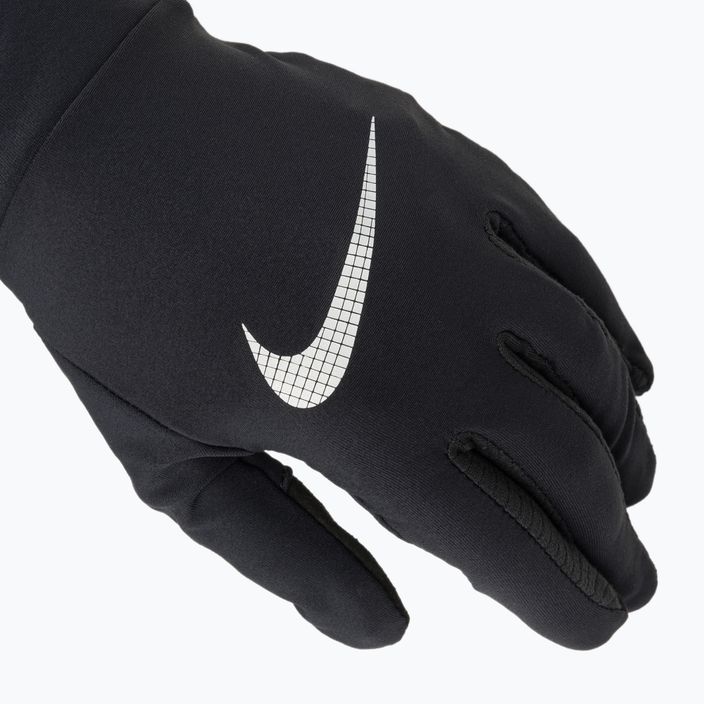 Férfi Nike Essential Running sapka + kesztyű szett fekete/fekete/ezüst 5