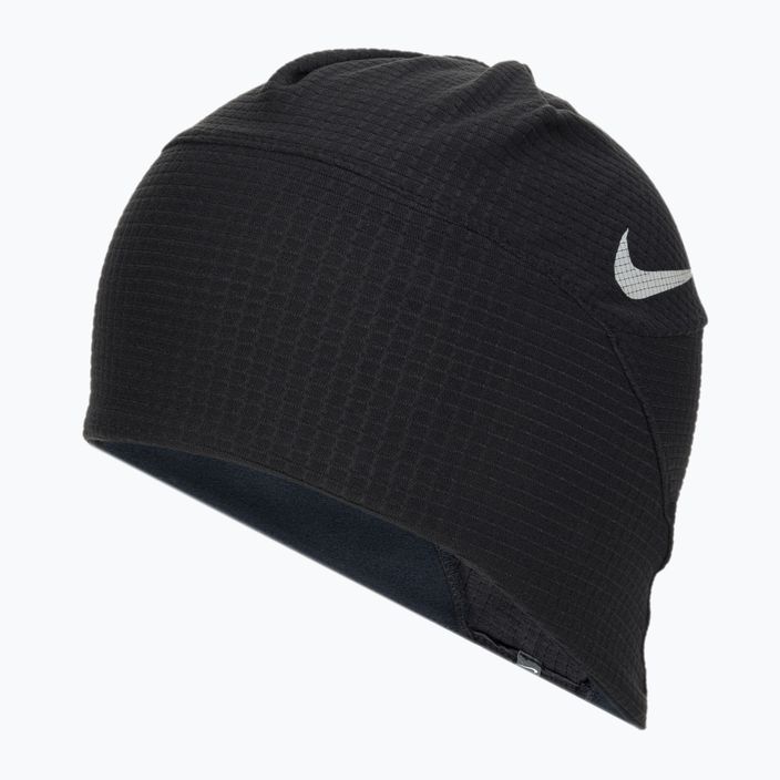 Férfi Nike Essential Running sapka + kesztyű szett fekete/fekete/ezüst 8