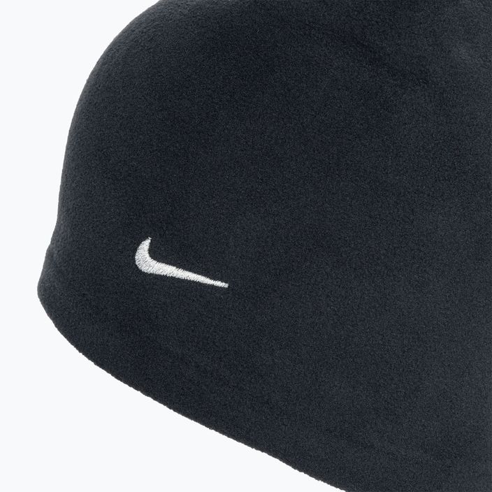 Férfi Nike Fleece sapka + kesztyű szett fekete/fekete/ezüst 5