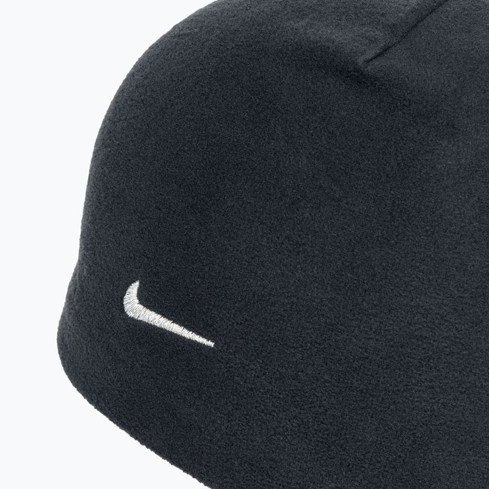 Női Nike Fleece sapka + kesztyű szett fekete/fekete/ezüst 5