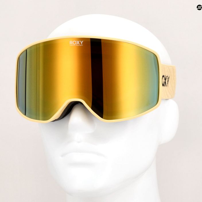 ROXY Storm Női snowboard szemüveg naplemente arany/arany ml 12