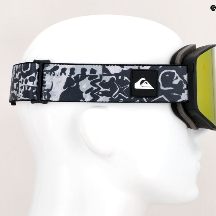 Quiksilver Storm S3 örökség / MI lila snowboard szemüveg 7