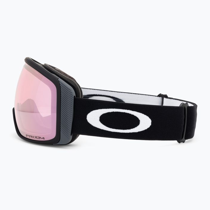 Oakley Flight Tracker matt fekete/prizm snow hi rózsaszín síszemüveg 4