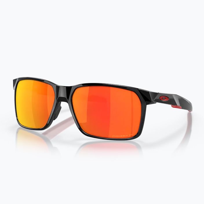 Oakley Portal X polírozott fekete/prizm rubin polarizált napszemüveg 6