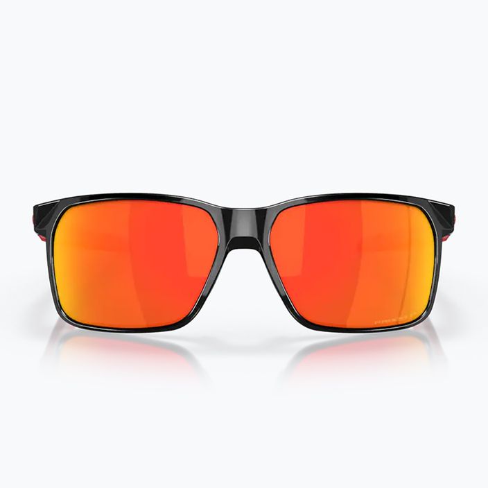 Oakley Portal X polírozott fekete/prizm rubin polarizált napszemüveg 7