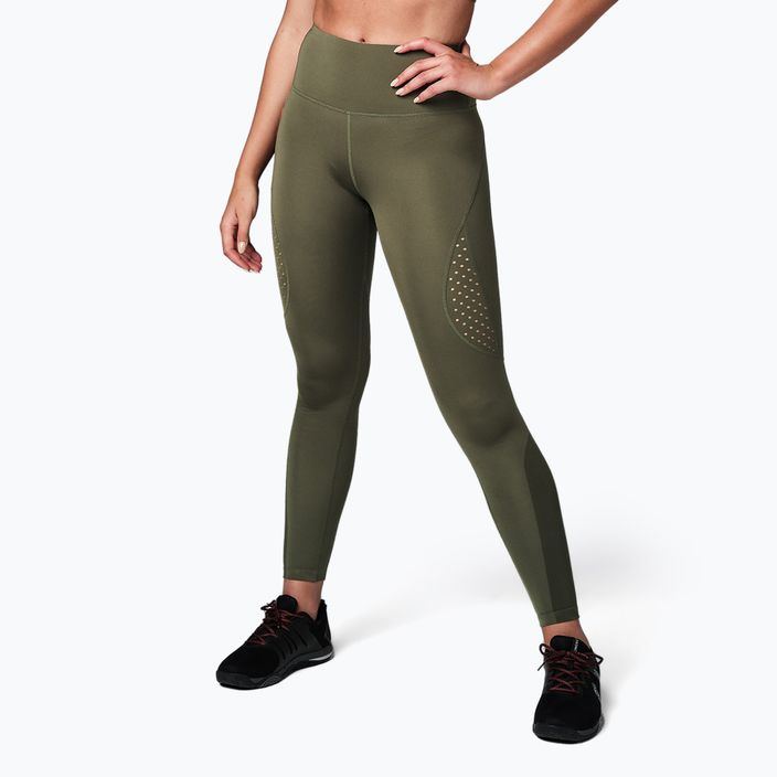 Női edző leggings STRONG ID Performance zöld Z1B01250 2