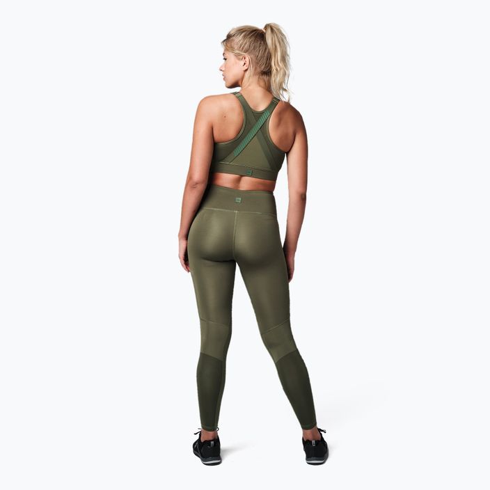 Női edző leggings STRONG ID Performance zöld Z1B01250 4