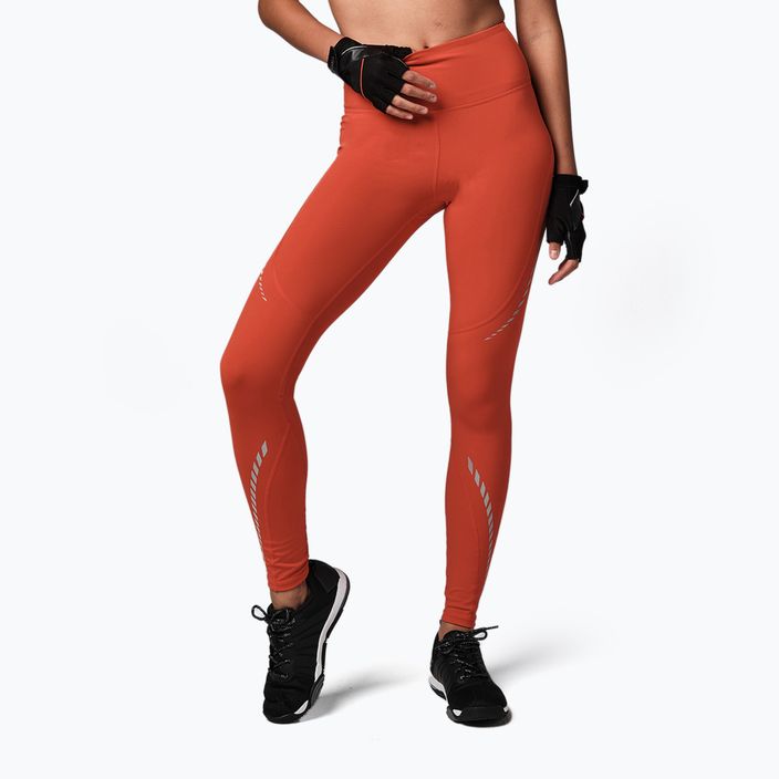 Női edző leggings STRONG ID narancssárga Z1B01261
