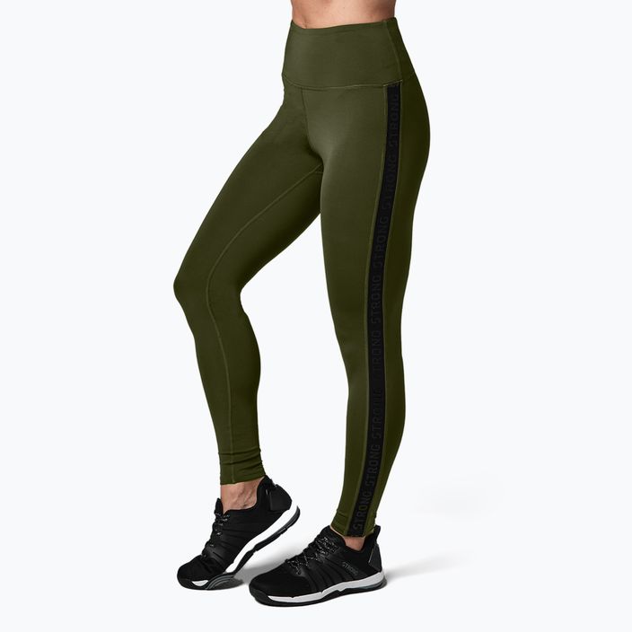 Női edző leggings STRONG ID Essential zöld Z1B01340 2