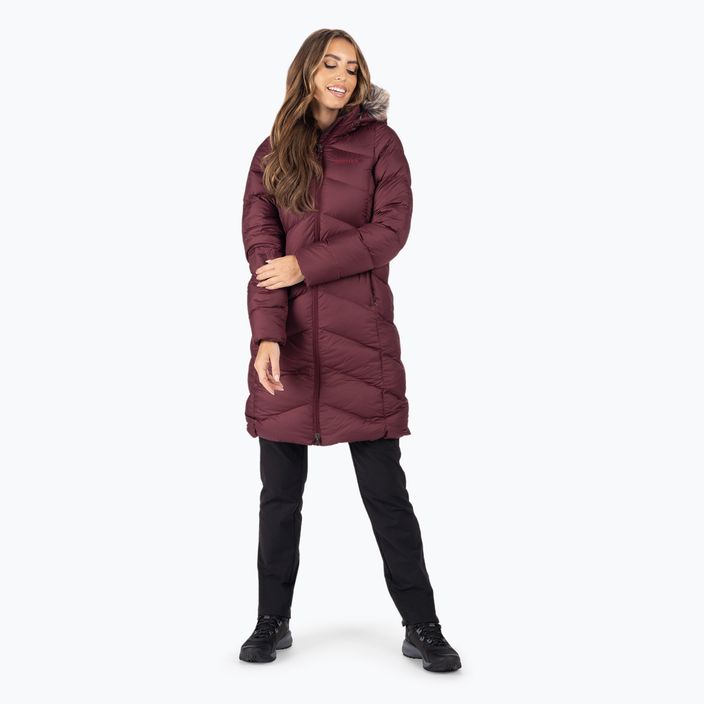 Marmot női pehelykabát Montreaux kabát bordó 78090 2