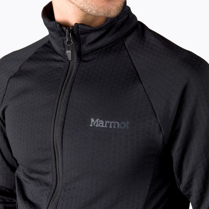 Férfi Marmot Leconte Fleece kapucnis pulóver fekete 12770001 4