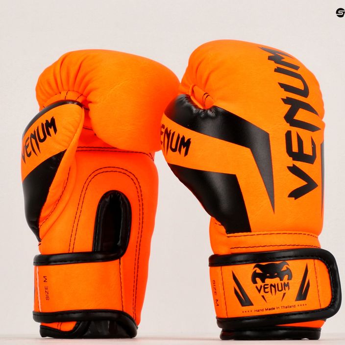 Gyermek bokszkesztyűk Venum Elite Boxing fluo orange 9