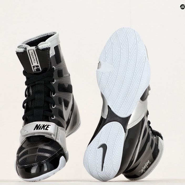 Nike Hyperko MP bokszcipő fekete/tükröző ezüst 8