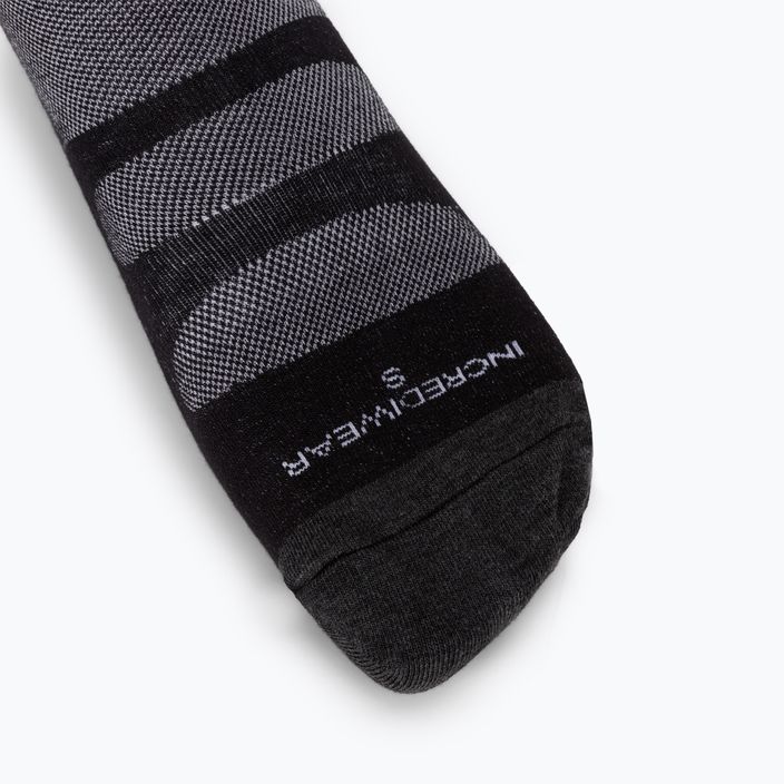 Incrediwear Sport vékony tömörítő zokni fekete AP202 4