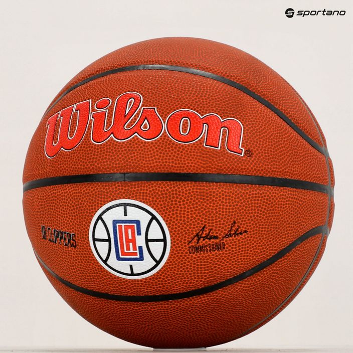 Wilson NBA Team Alliance Los Angeles Clippers kosárlabda barna WTB3100XBLAC 6