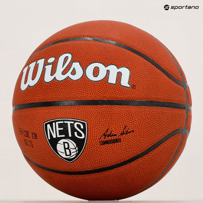 Wilson NBA Team Alliance Brooklyn Nets kosárlabda barna WTB3100XBBRO 6