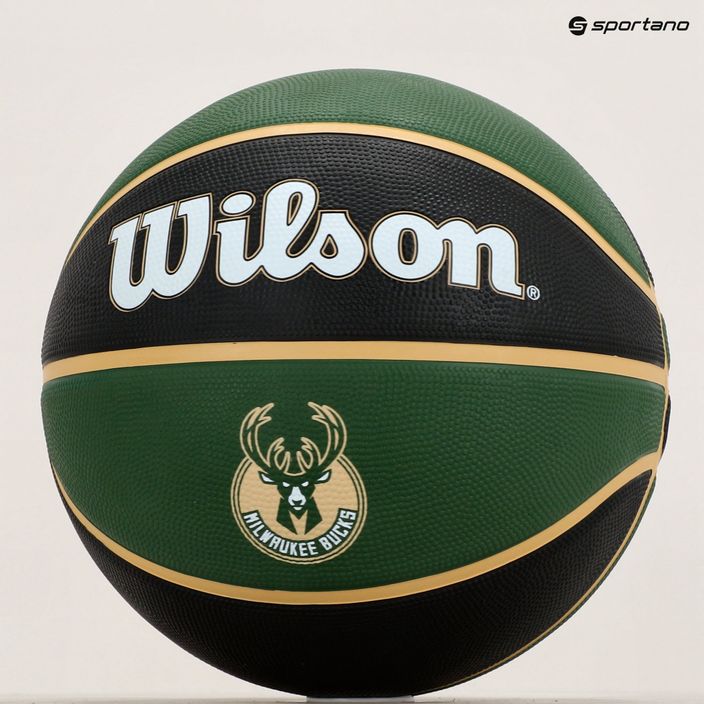 Wilson NBA Team Tribute kosárlabda Milwaukee Bucks zöld WTB1300XBMIL 7