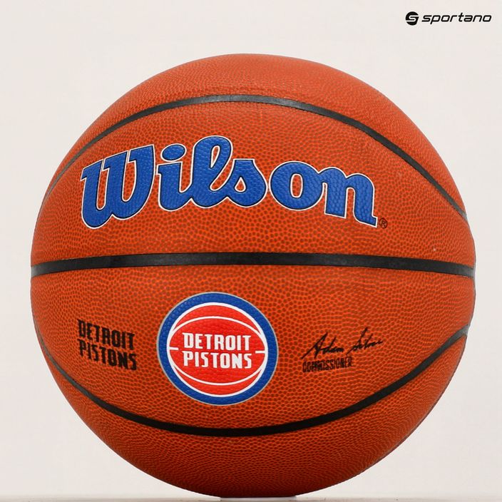 Wilson NBA Team Alliance Detroit Pistons kosárlabda barna WTB3100XBDET 6