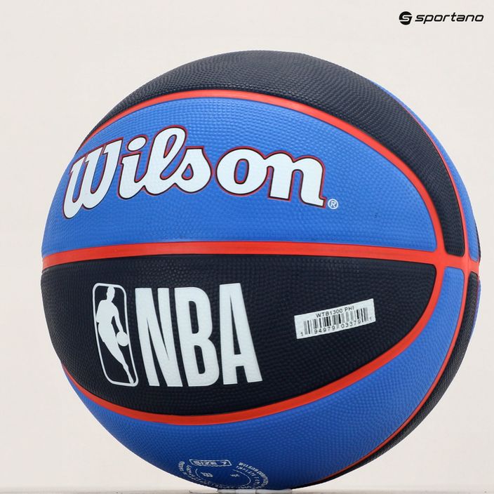 Wilson NBA Team Tribute Philadelphia 76ers kosárlabda kék WTB1300XBPHI 7