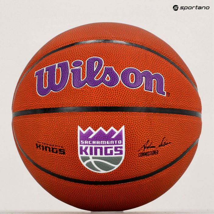 Wilson NBA Team Alliance Sacramento Kings kosárlabda barna WTB3100XBSAC 6