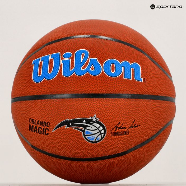 Wilson NBA Team Alliance Orlando Magic kosárlabda barna WTB3100XBORL kosárlabda 6