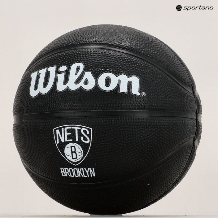 Wilson NBA Team Tribute Mini Brooklyn Nets kosárlabda WZ4017604XB3 méret 3 9