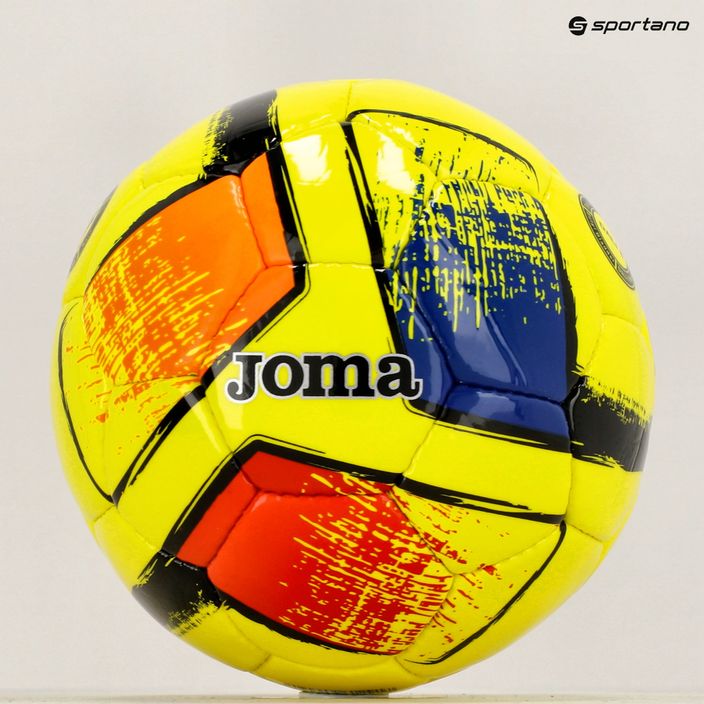 Joma Dali II fluor sárga labdarúgó méret 4 5