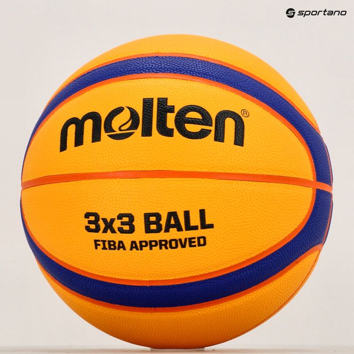 Kosárlabda Molten B33T5000 FIBA 3x3 yellow/blue méret 3 5