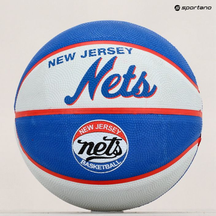 Mini kosárlabda Wilson NBA csapat Retro Mini Brooklyn Nets kék WTB3200XBBRO 5