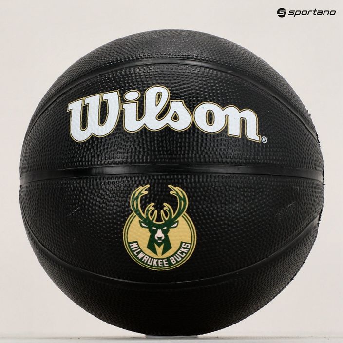 Wilson NBA Team Tribute Mini Milwaukee Bucks kosárlabda WZ4017606XB3 méret 3 9