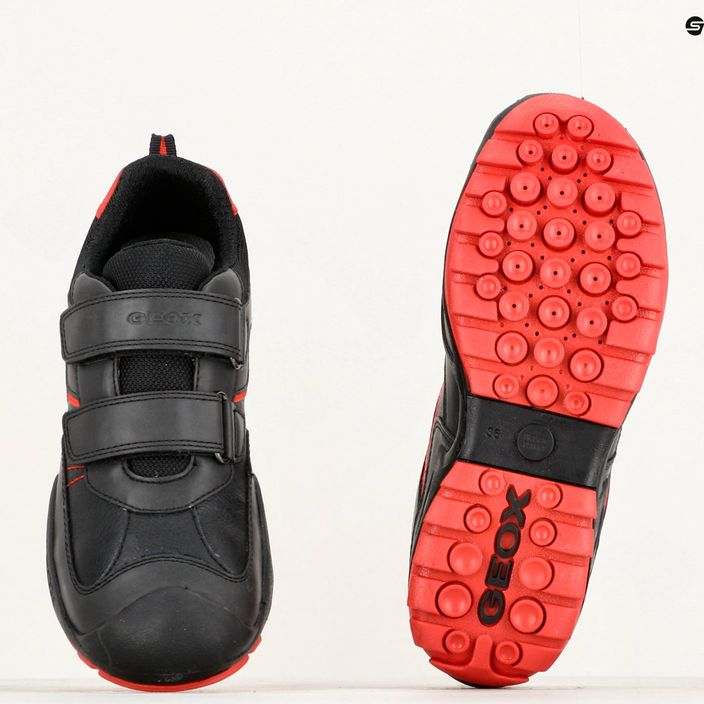 Junior cipő Geox New Savage black/red 15