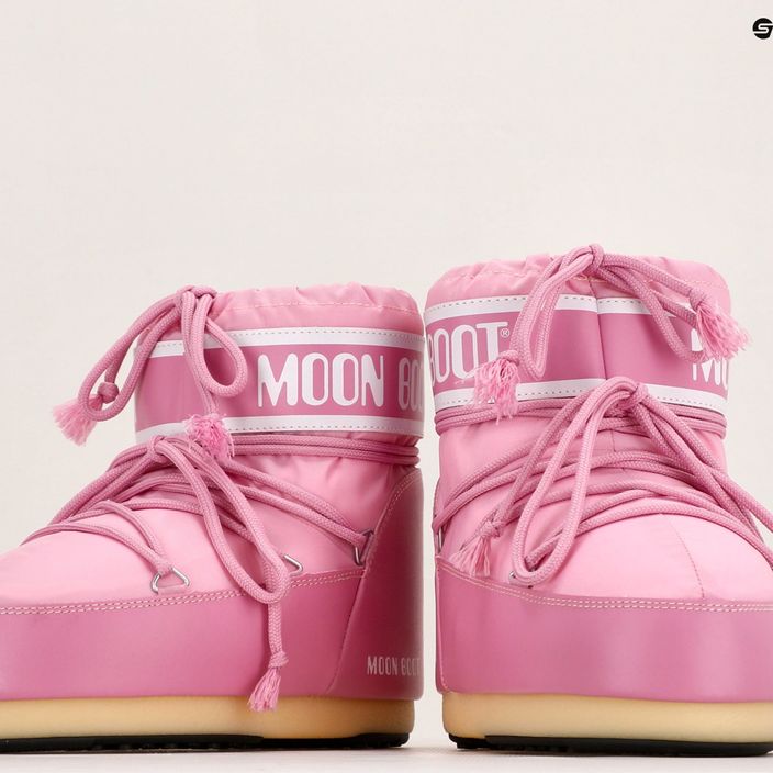 Női Moon Boot Icon Low Nylon rózsaszínű hócsizma 12