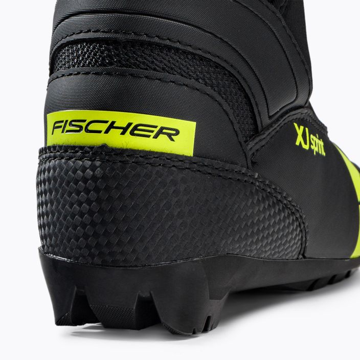 Fischer XJ Sprint gyermek sífutócipő fekete/sárga S4082131 9