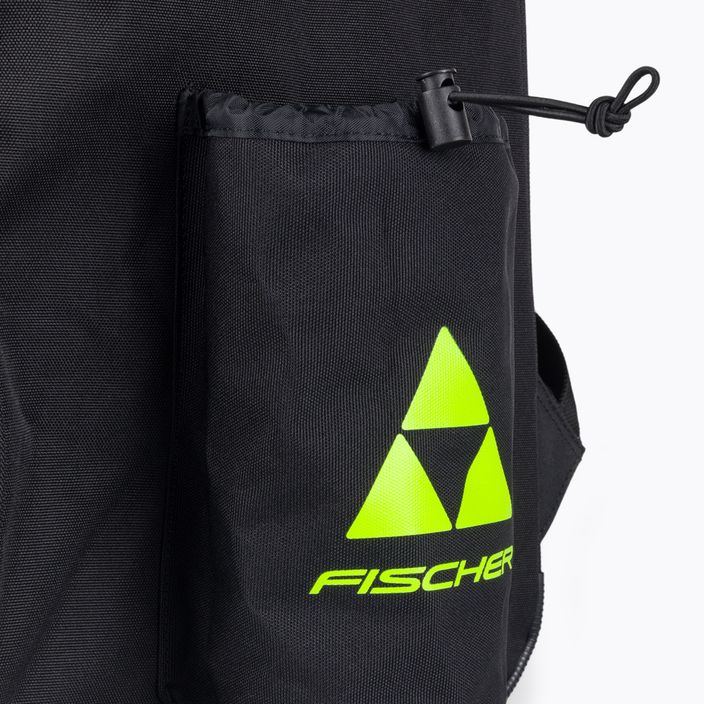 Fischer Backpack Race síhátizsák fekete-sárga színben 9