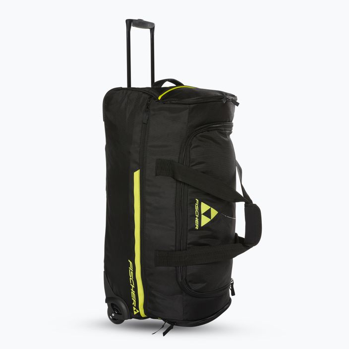 Fischer Team Sportduffel 100L utazótáska fekete/sárga 2